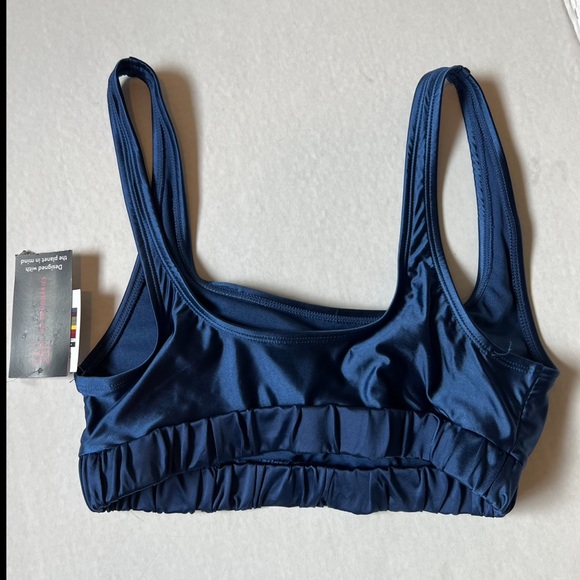 No Boundaries Juniors Lure Tipped Push Up Top Sz m (7-9) Storm Blue NWT - Picture 11 of 11